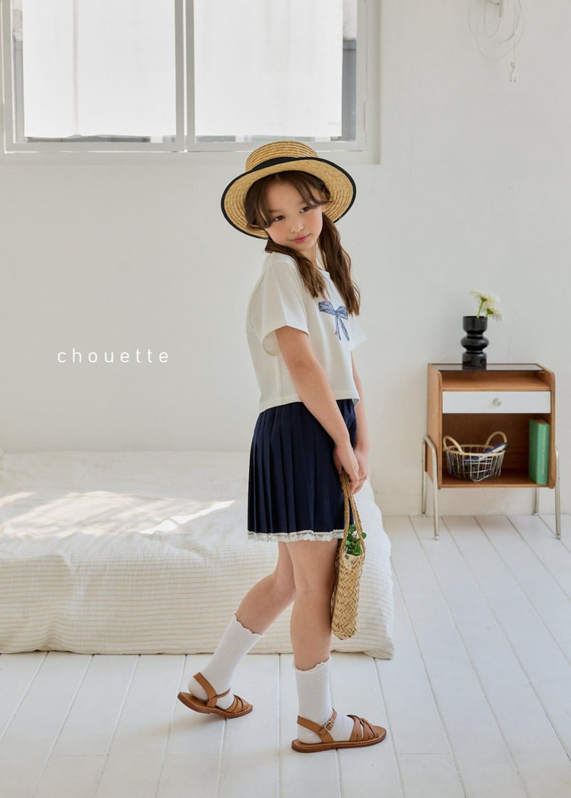 Chouette - Korean Children Fashion - #discoveringself - Lace Pleated Skirt - 6