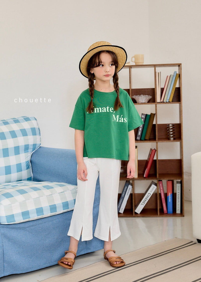 Chouette - Korean Children Fashion - #discoveringself - Slit Bootcut Leggings - 8