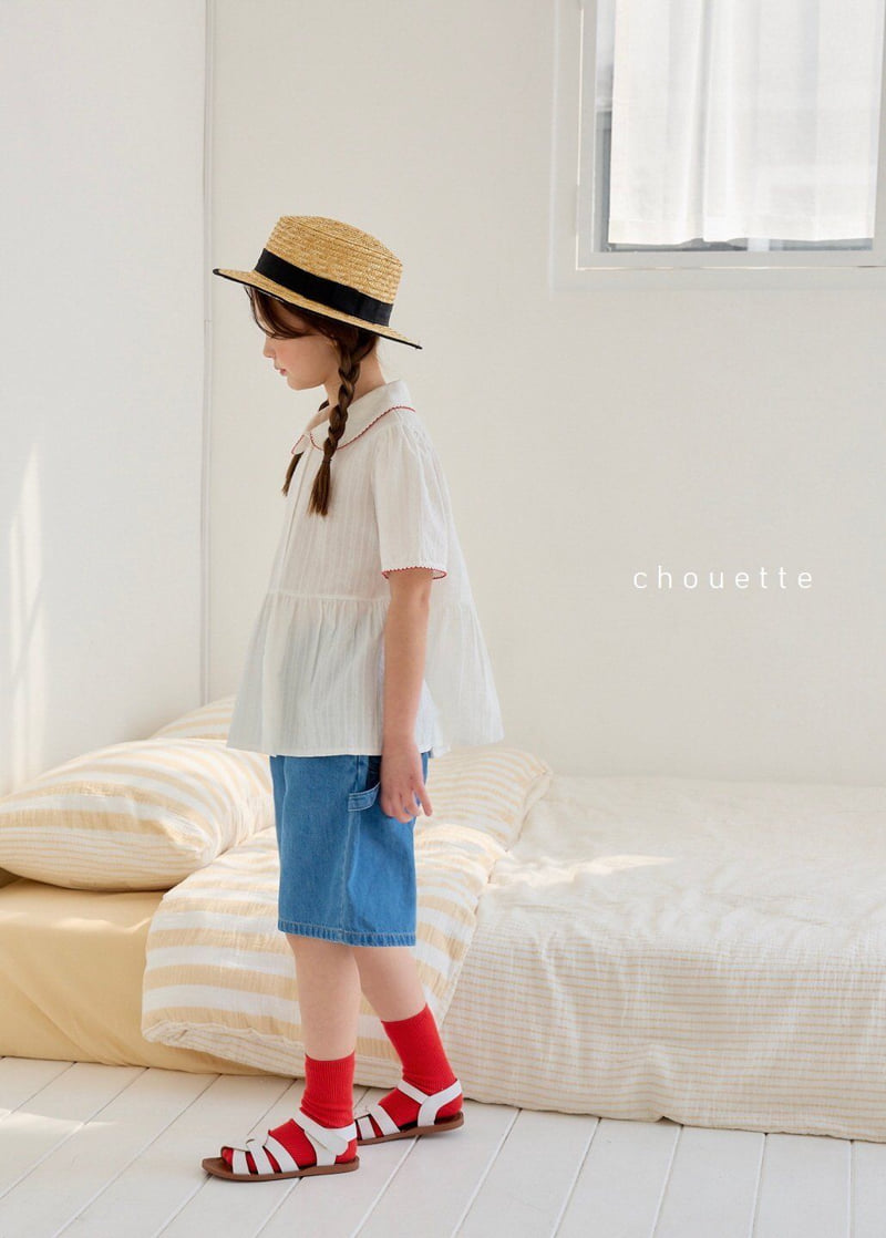 Chouette - Korean Children Fashion - #designkidswear - Berry Lace Blouse - 4