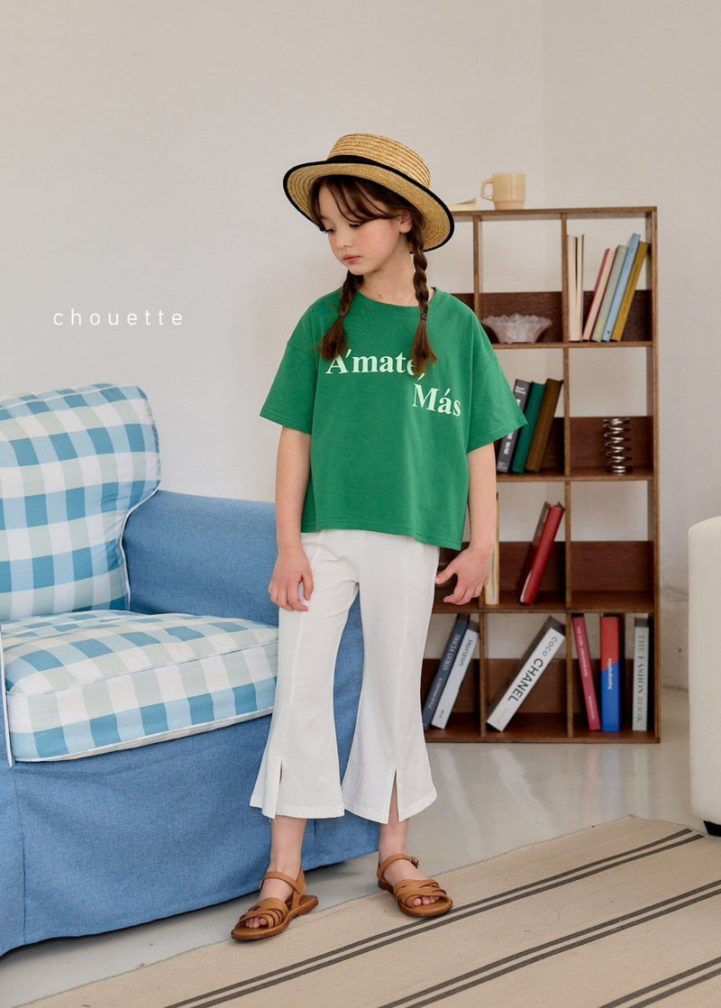 Chouette - Korean Children Fashion - #fashionkids - Slit Bootcut Leggings - 9