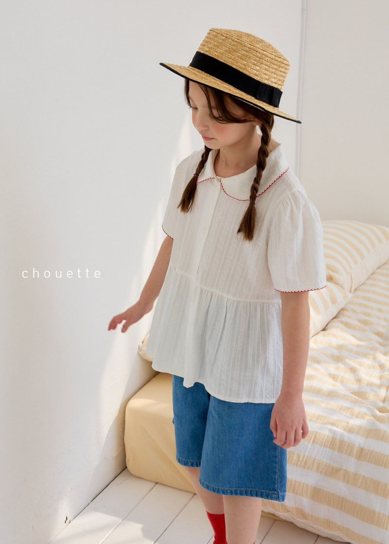 Chouette - Korean Children Fashion - #fashionkids - Berry Lace Blouse - 5