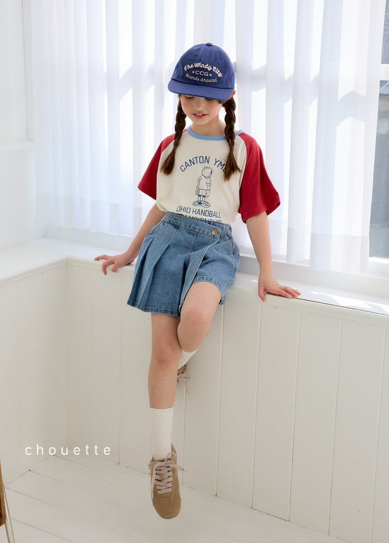 Chouette - Korean Children Fashion - #kidsshorts - Blue Pleated Culotte - 12
