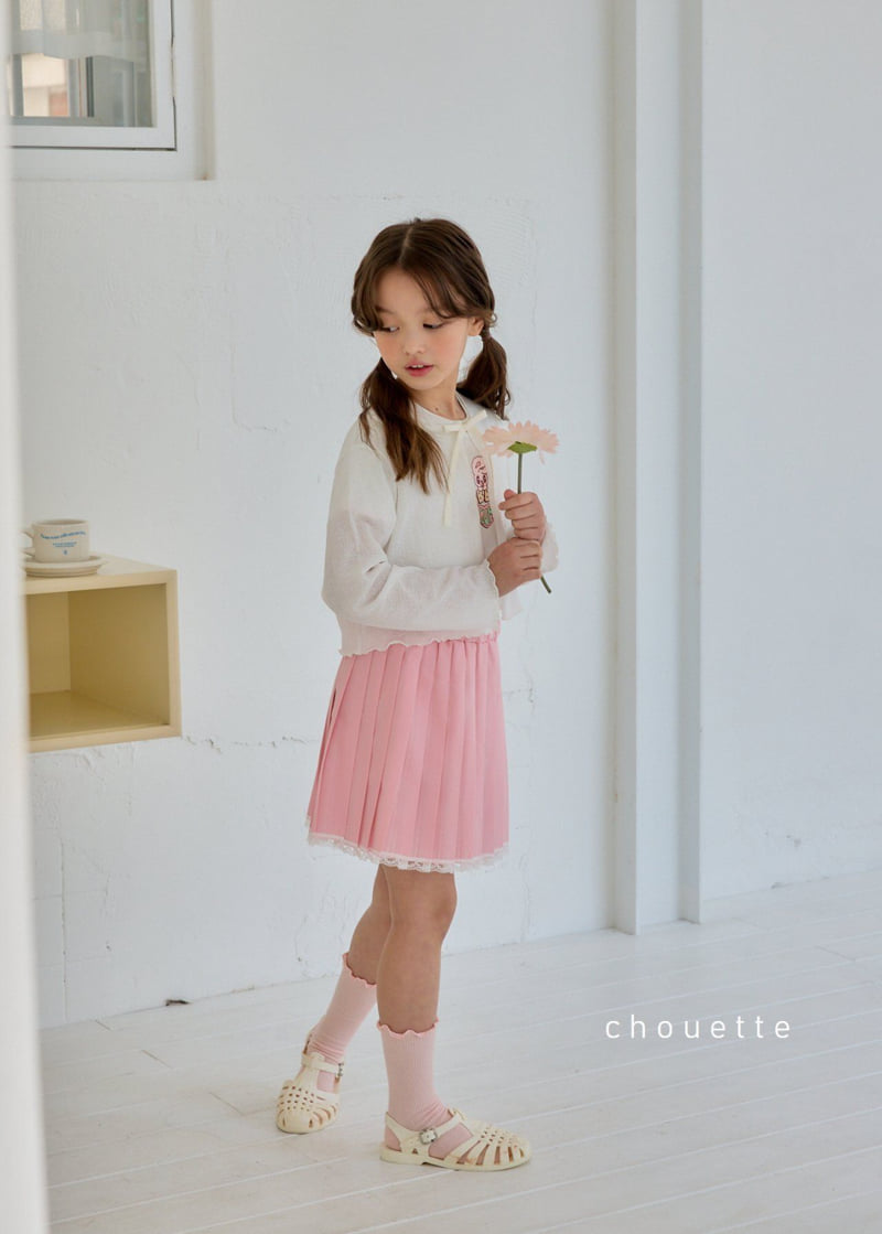 Chouette - Korean Children Fashion - #kidsstore - Wrinkle Ribbon Cardigan - 10