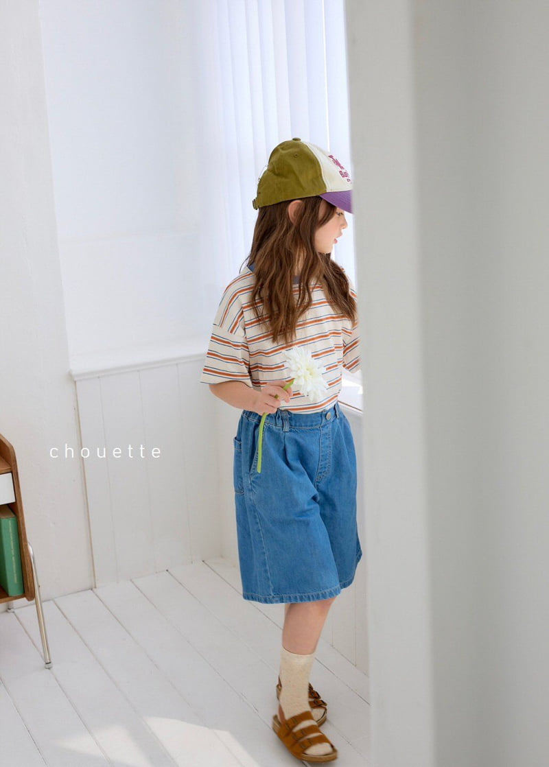 Chouette - Korean Children Fashion - #kidsstore - Denim Bermuda Pants - 7