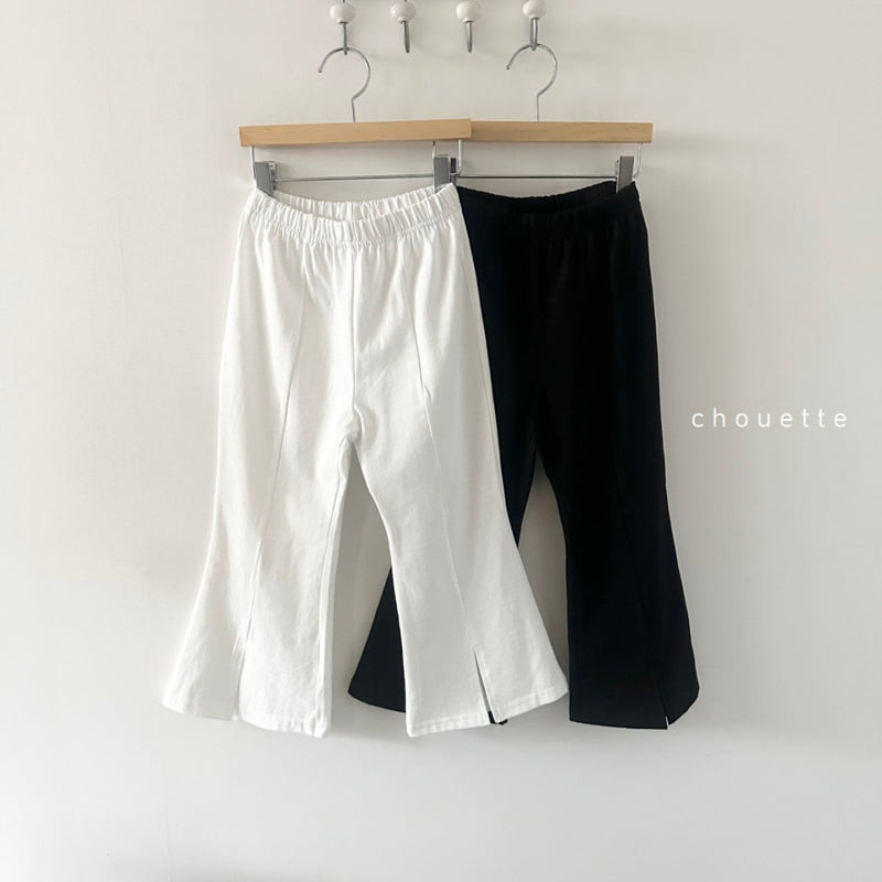 Chouette - Korean Children Fashion - #kidzfashiontrend - Slit Bootcut Leggings - 12