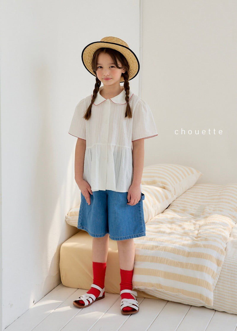Chouette - Korean Children Fashion - #kidzfashiontrend - Berry Lace Blouse - 8