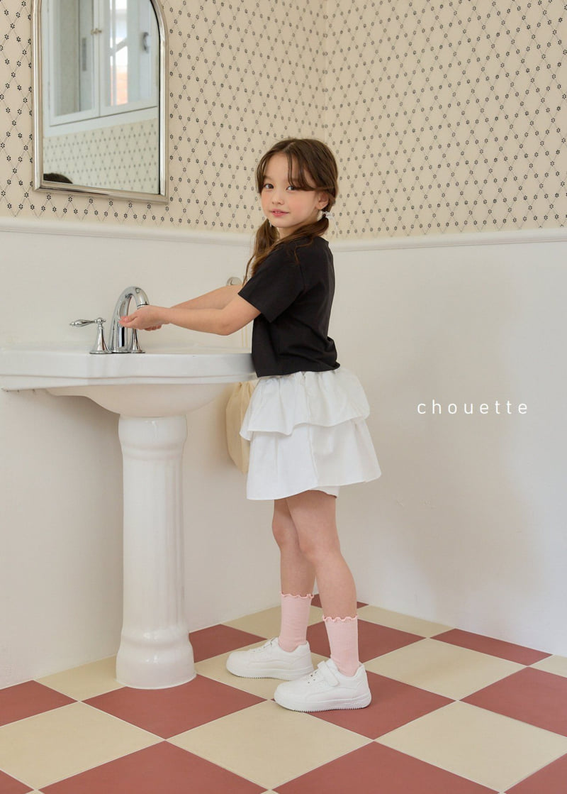 Chouette - Korean Children Fashion - #kidzfashiontrend - Ribbon Span Tee - 6