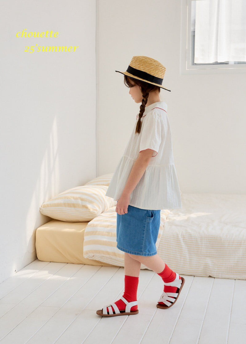 Chouette - Korean Children Fashion - #littlefashionista - Berry Lace Blouse - 10