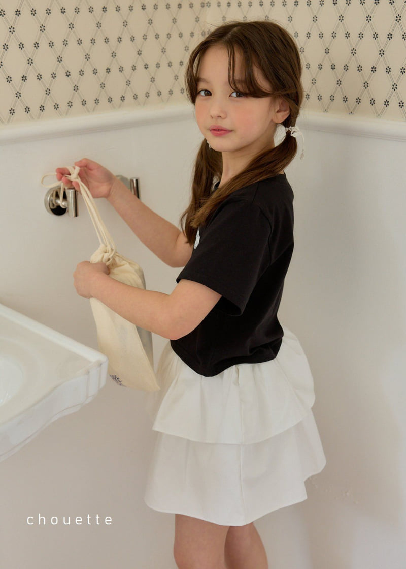 Chouette - Korean Children Fashion - #littlefashionista - Ribbon Span Tee - 8