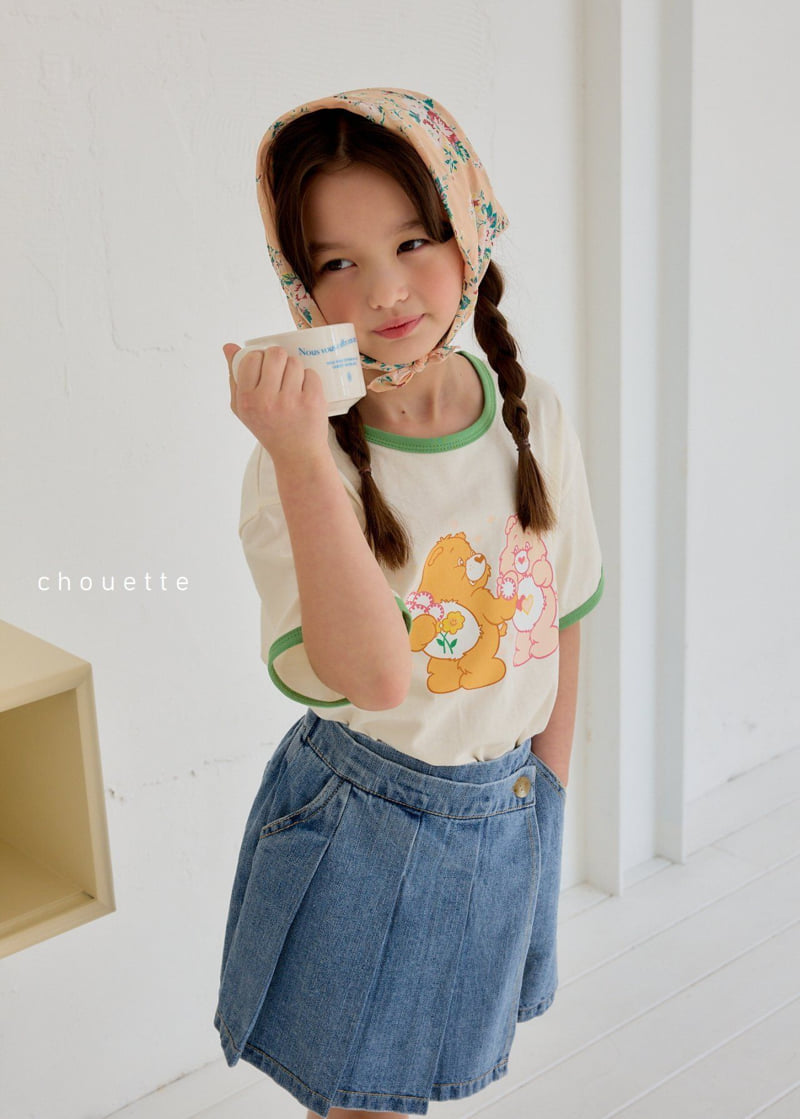 Chouette - Korean Children Fashion - #magicofchildhood - Blue Pleated Culotte - 3