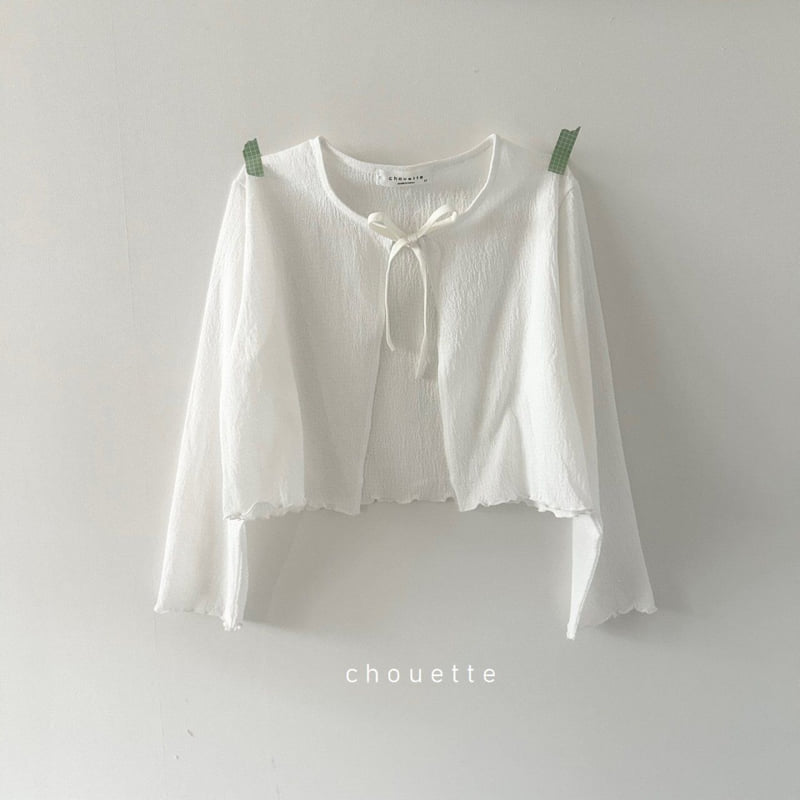Chouette - Korean Children Fashion - #minifashionista - Wrinkle Ribbon Cardigan