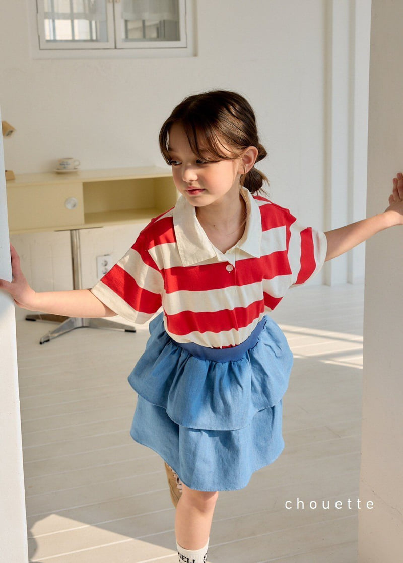 Chouette - Korean Children Fashion - #minifashionista - Rugby Collar Tee - 7