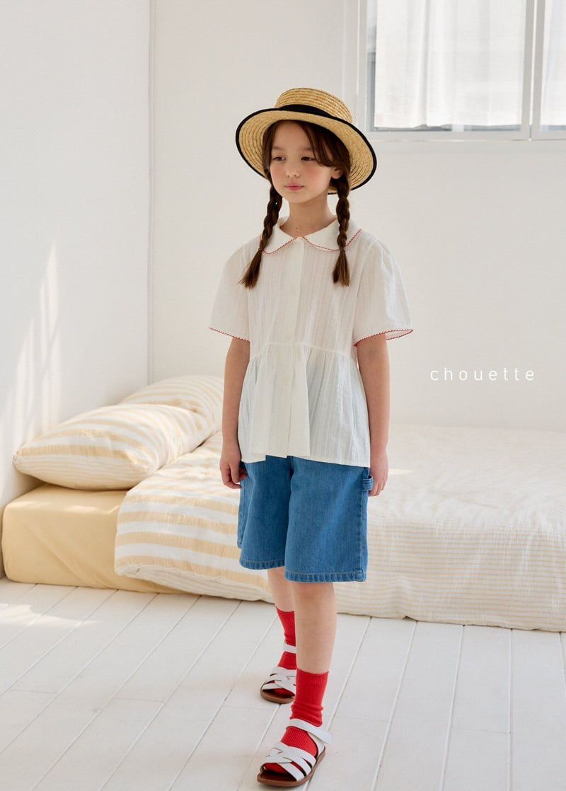 Chouette - Korean Children Fashion - #minifashionista - Berry Lace Blouse - 12