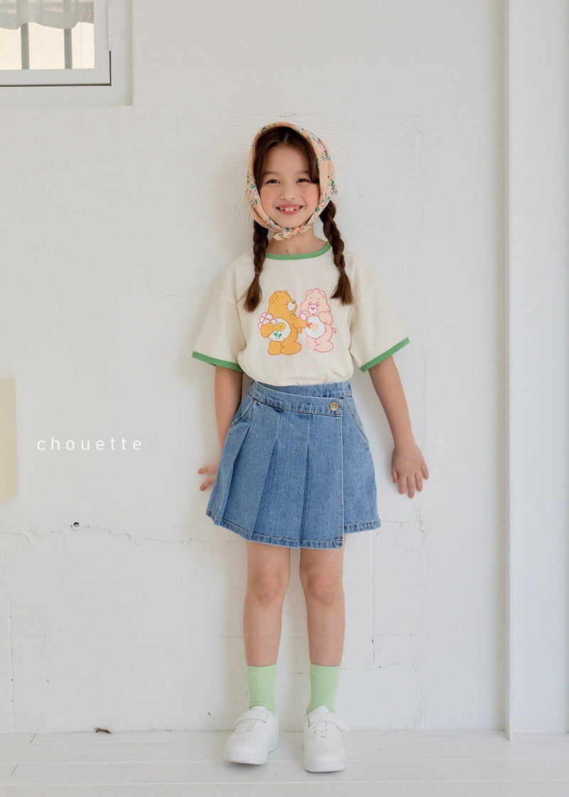 Chouette - Korean Children Fashion - #prettylittlegirls - Blue Pleated Culotte - 5