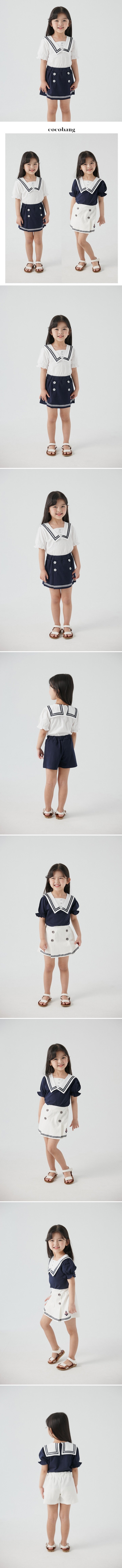 Cocobang - Korean Baby Fashion - #babygirlfashion - Marine Culotte Pants