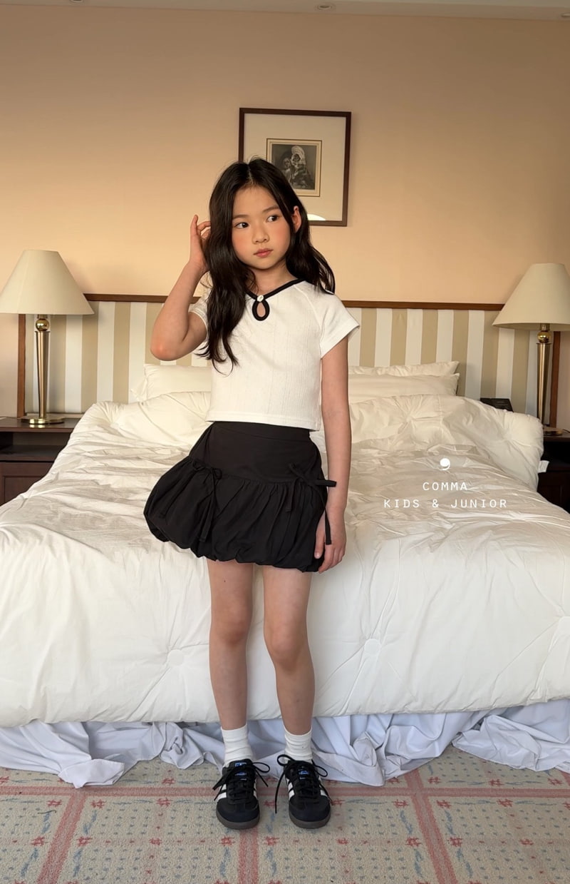 Comma - Korean Children Fashion - #Kfashion4kids - Rose Detail Tee - 10