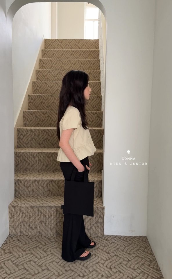 Comma - Korean Children Fashion - #Kfashion4kids - Shoulder Shirring Blouse - 7