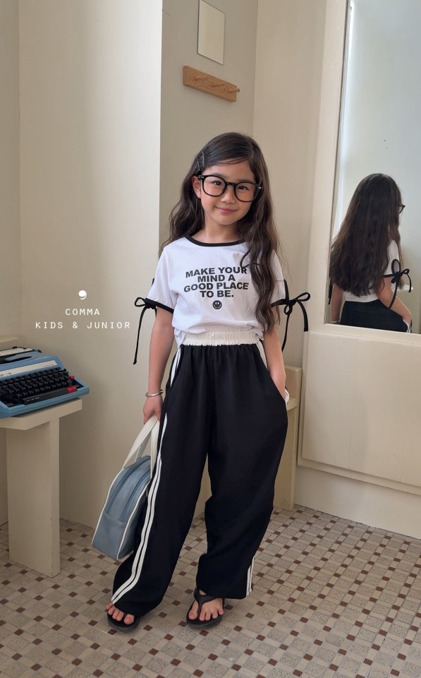 Comma - Korean Children Fashion - #Kfashion4kids - Two Line Pants - 5