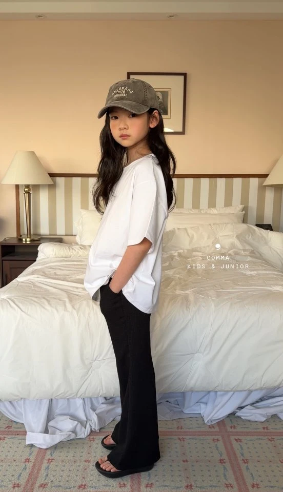 Comma - Korean Children Fashion - #childofig - Boxy Tee - 5