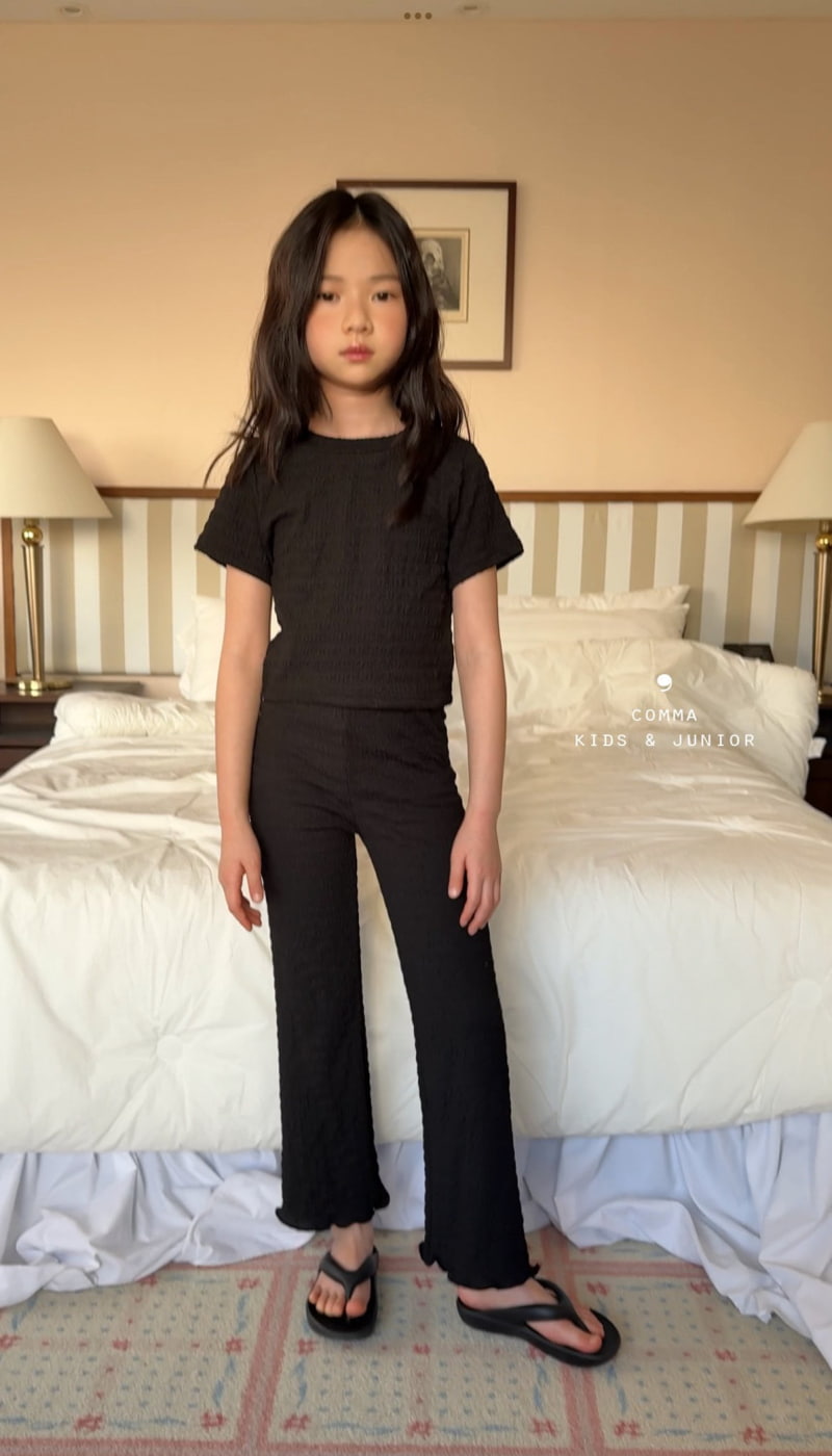 Comma - Korean Children Fashion - #childofig - Wave Bootcut Pants - 8