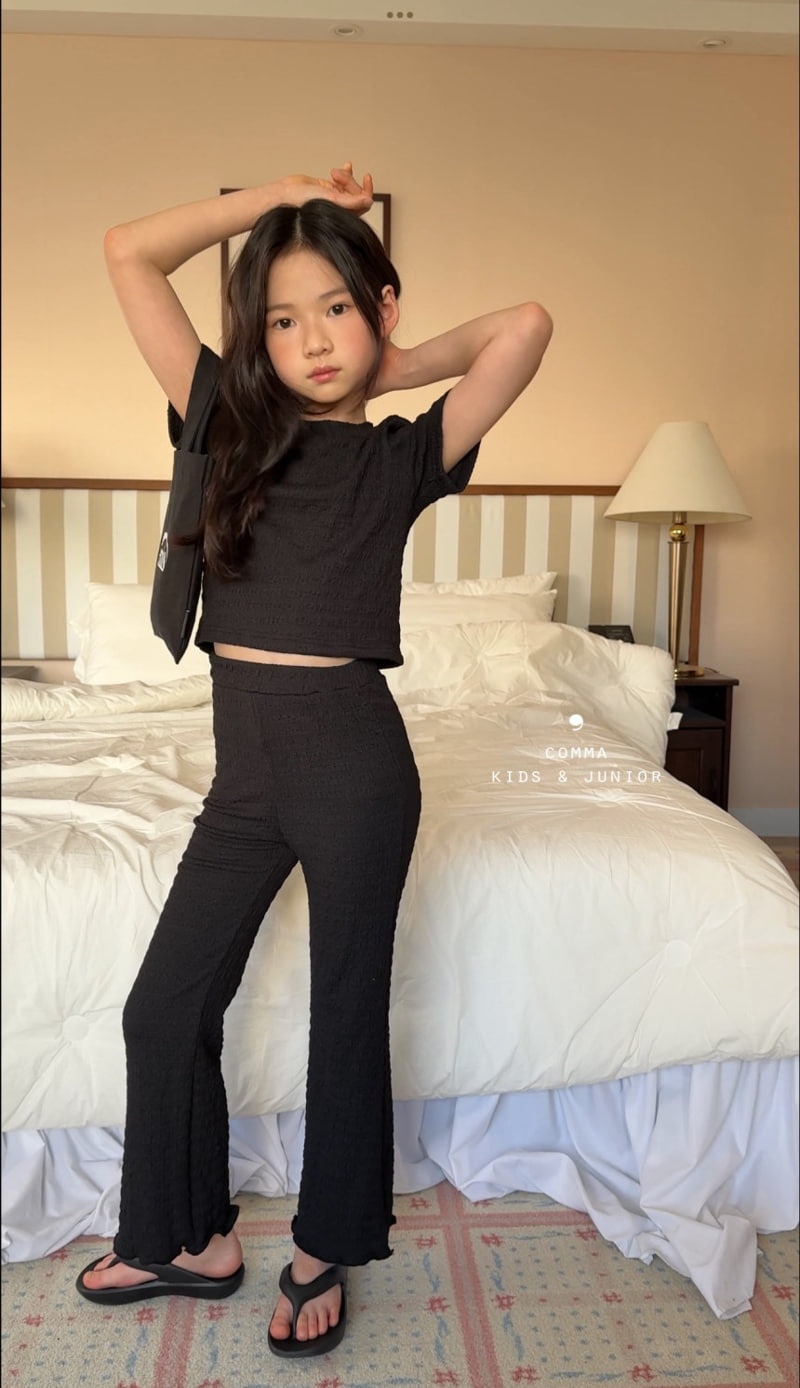 Comma - Korean Children Fashion - #childofig - Wave Bootcut Pants - 9