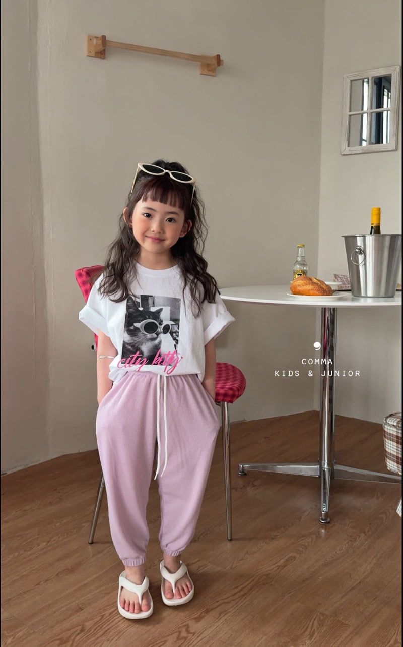 Comma - Korean Children Fashion - #childofig - Cat Tee - 7