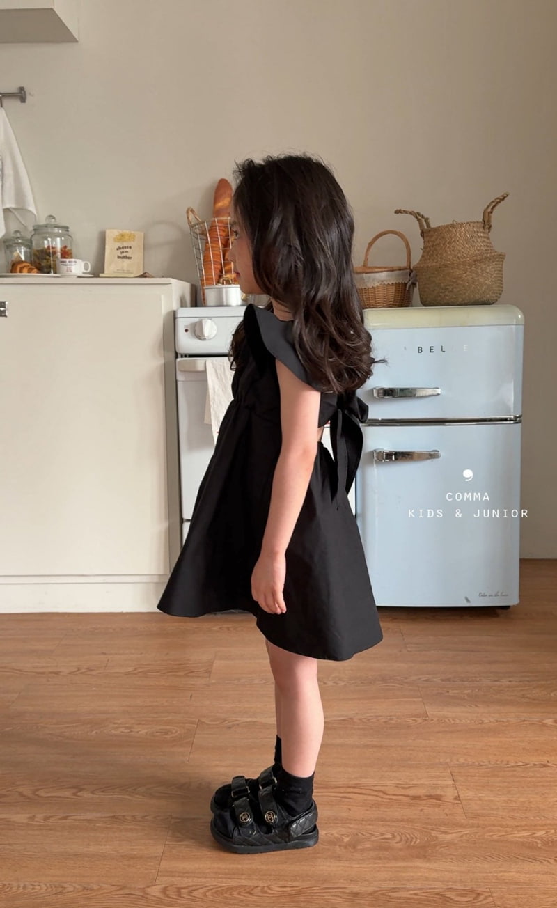 Comma - Korean Children Fashion - #childofig - Angel Ribbon One-Piece - 9