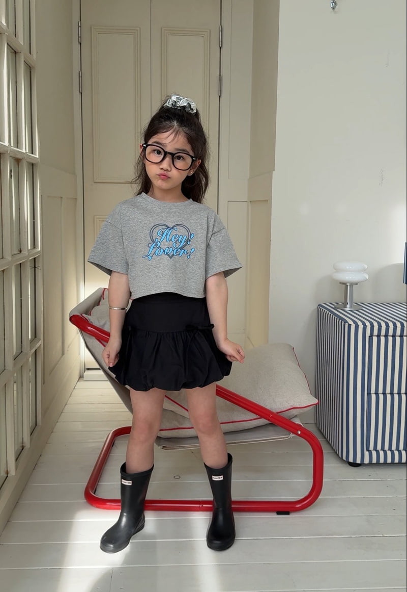 Comma - Korean Children Fashion - #childofig - Hey Crop Tee - 7