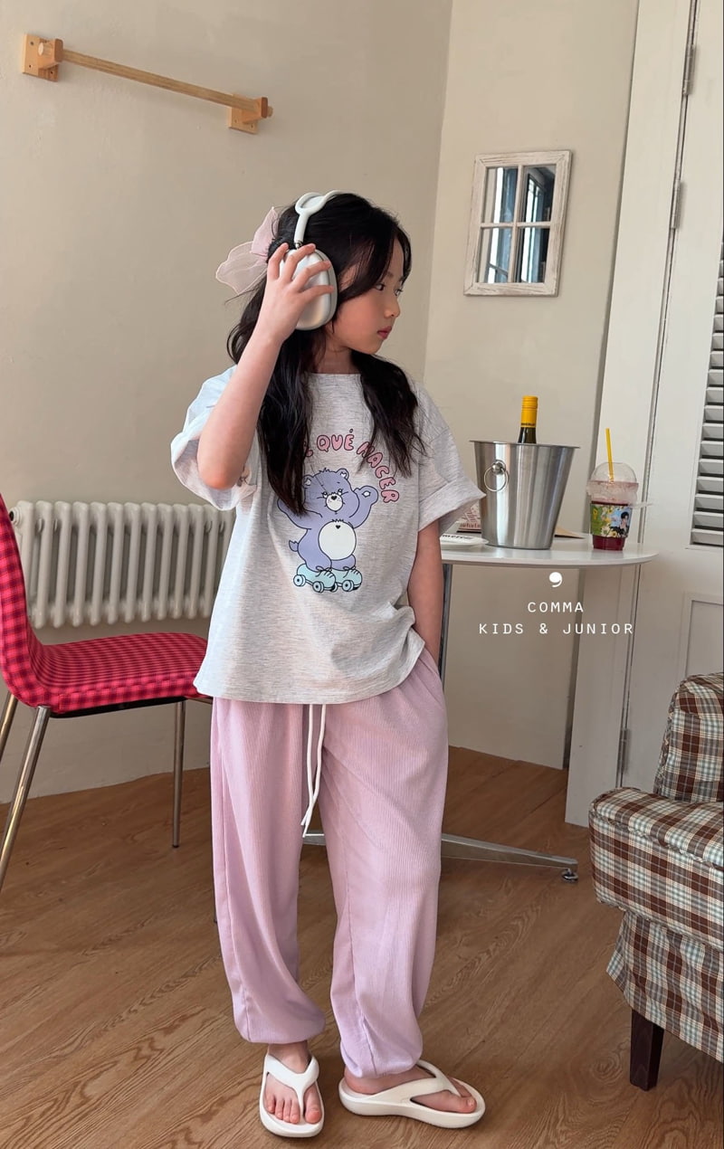Comma - Korean Children Fashion - #childofig - Roller Bear Tee - 9