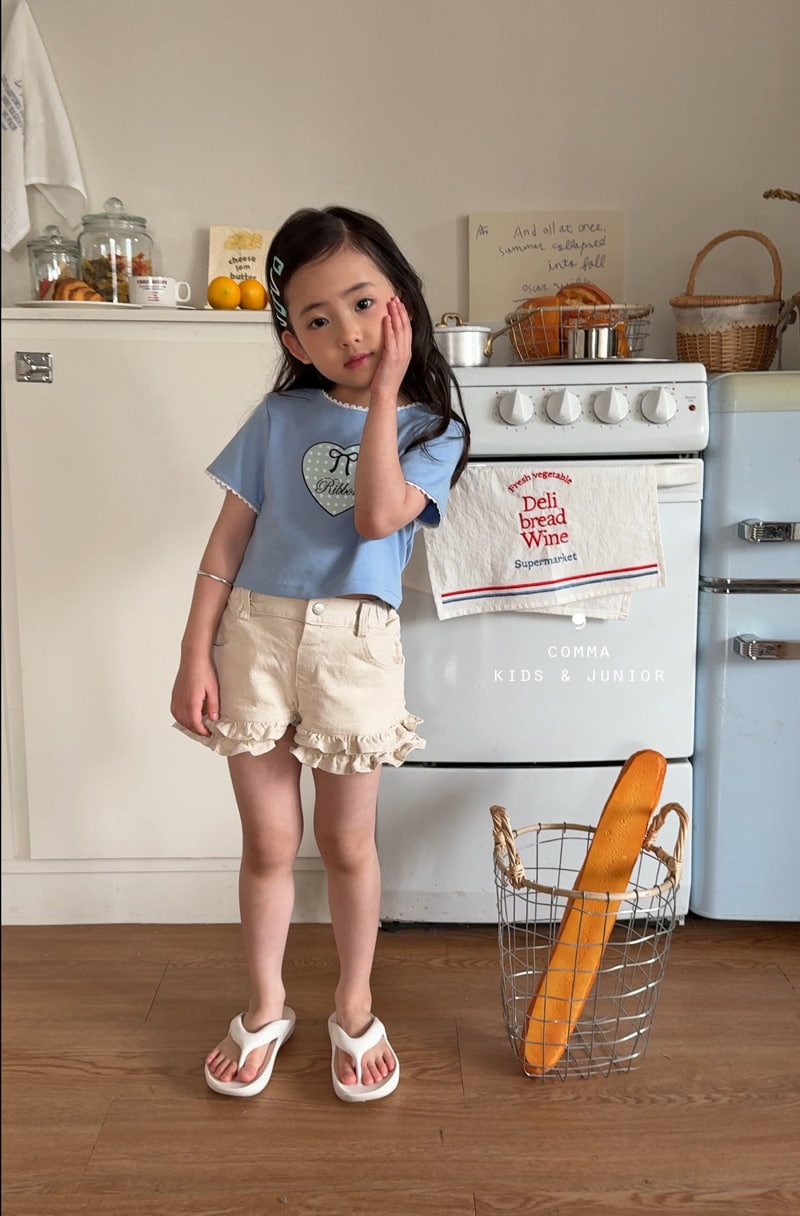 Comma - Korean Children Fashion - #childofig - Dot Heart Tee - 5