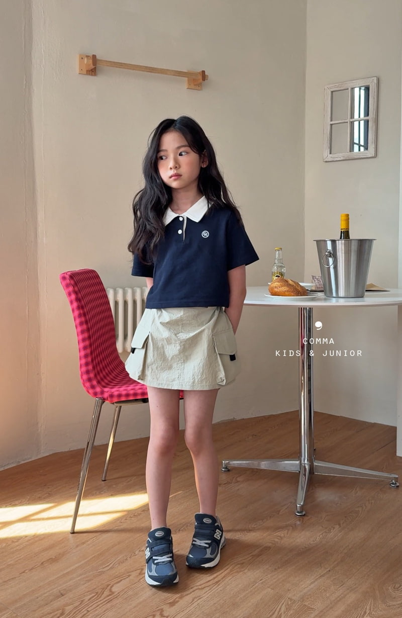 Comma - Korean Children Fashion - #childrensboutique - Cargo Skirt Pants - 8