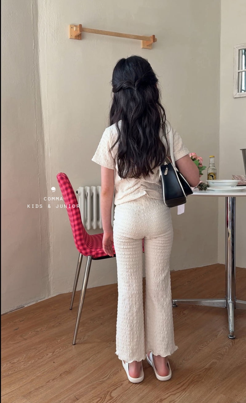 Comma - Korean Children Fashion - #designkidswear - Wave Bootcut Pants - 11