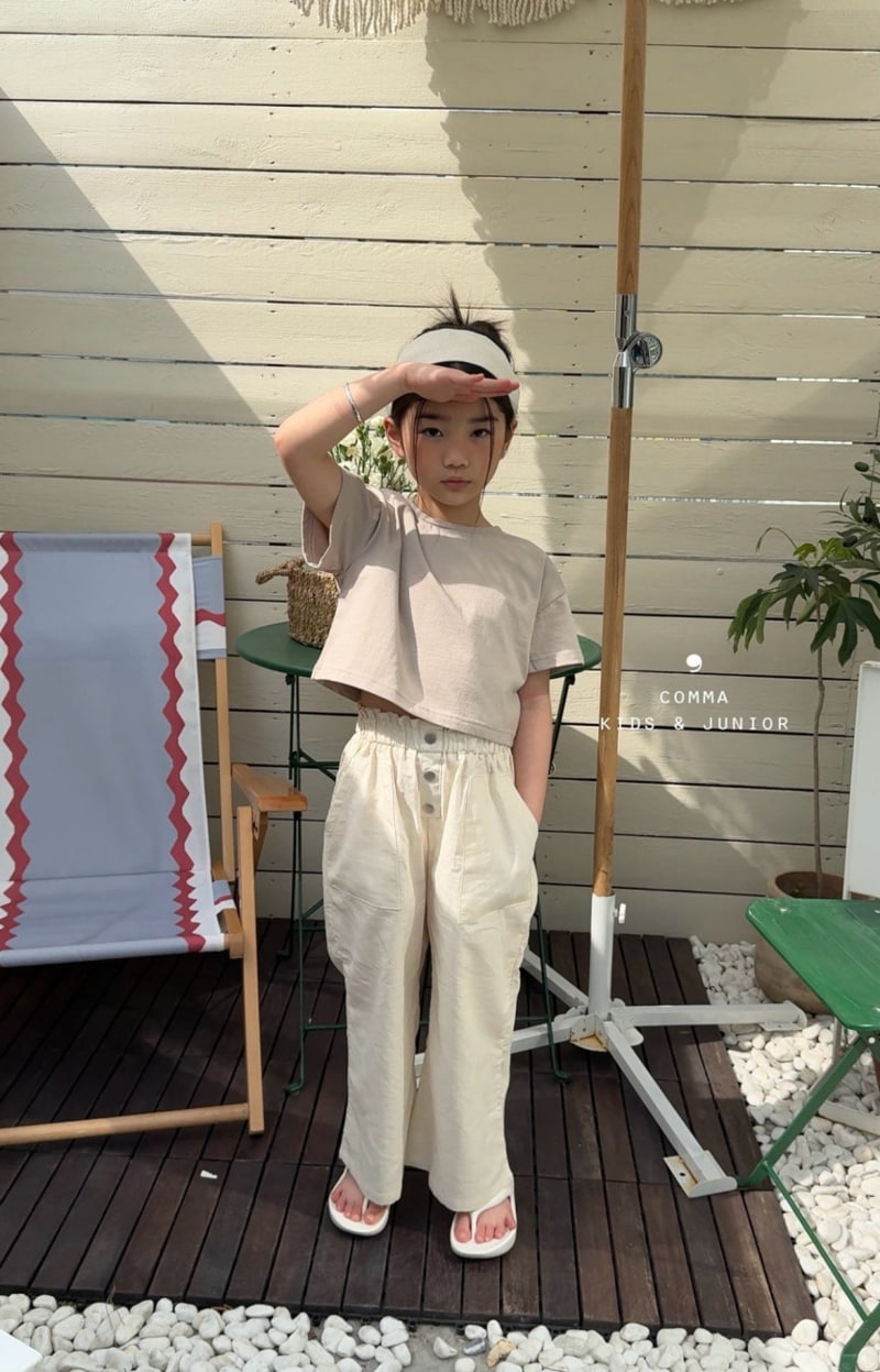 Comma - Korean Children Fashion - #designkidswear - Back Ribbon Tee - 10