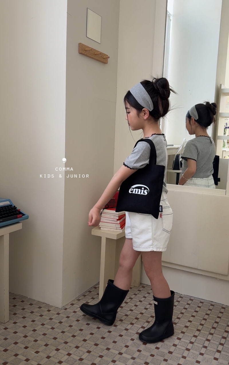 Comma - Korean Children Fashion - #designkidswear - Dot Heart Tee - 8