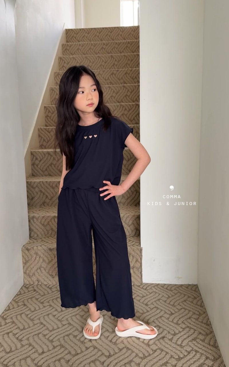 Comma - Korean Children Fashion - #designkidswear - Punching Pleated Set