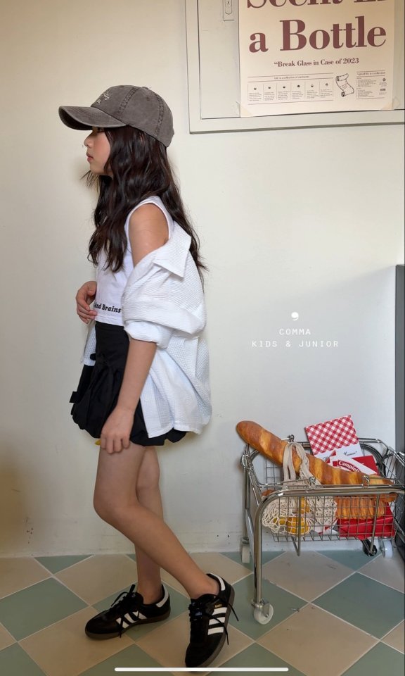 Comma - Korean Children Fashion - #discoveringself - Crop Sleeveless - 8