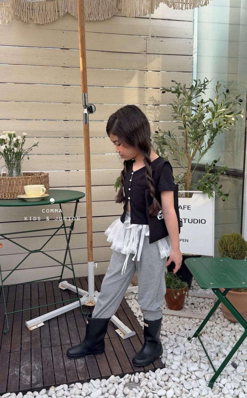 Comma - Korean Children Fashion - #discoveringself - Mesh Wrap