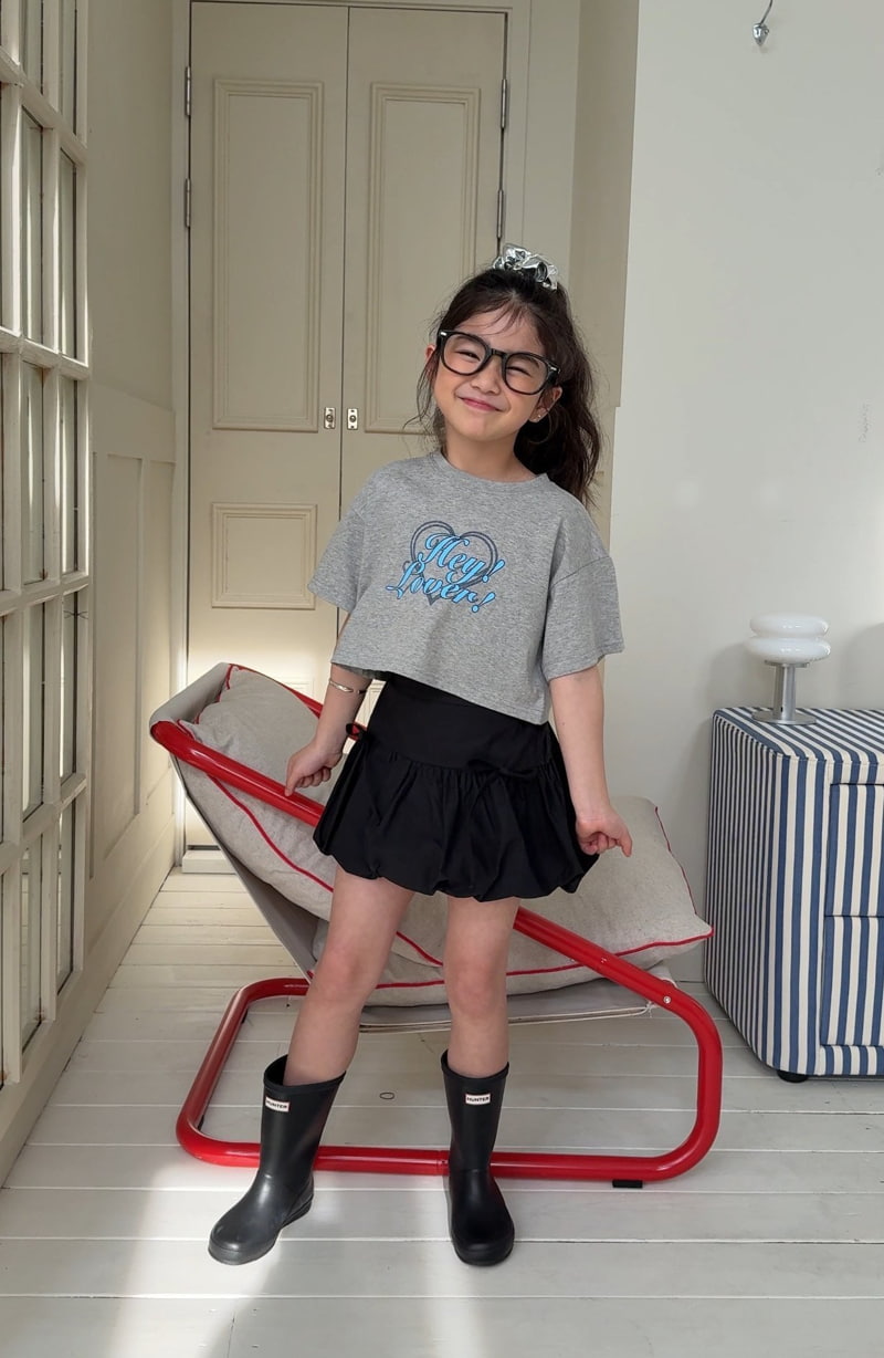 Comma - Korean Children Fashion - #discoveringself - Hey Crop Tee - 10