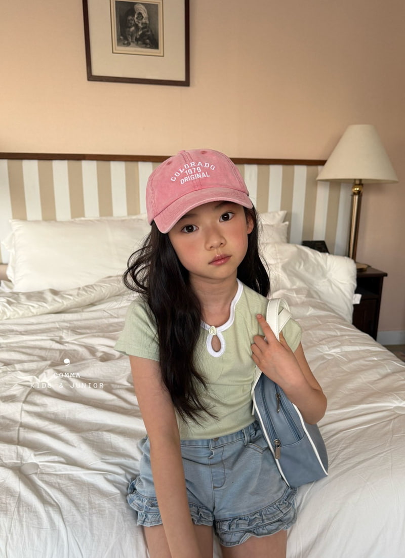 Comma - Korean Children Fashion - #discoveringself - Rose Detail Tee - 5