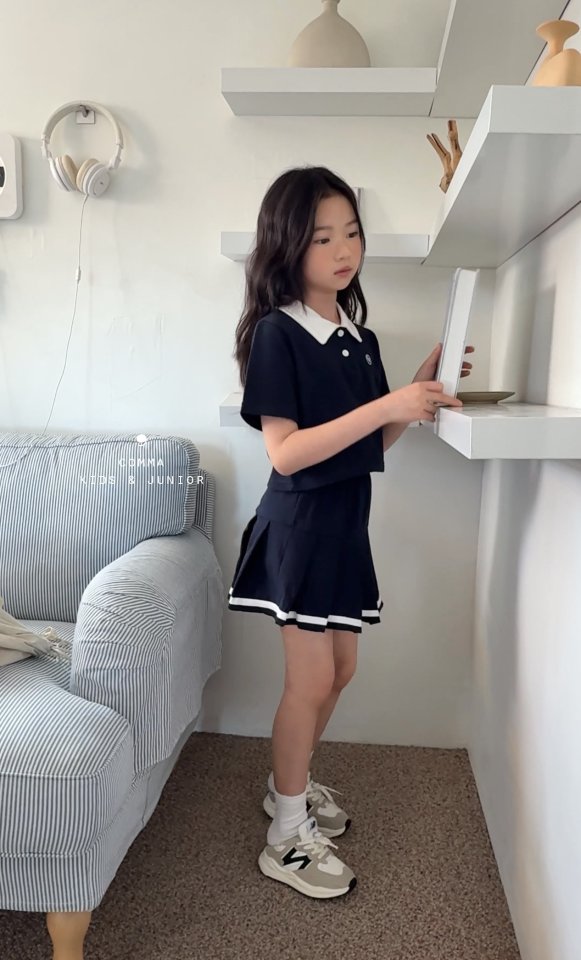 Comma - Korean Children Fashion - #discoveringself - Tennis Skirt - 3