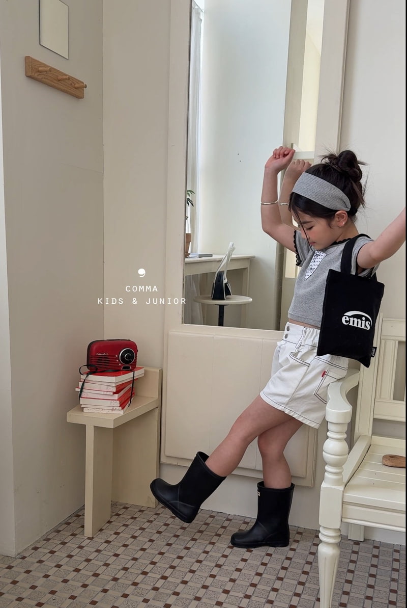 Comma - Korean Children Fashion - #discoveringself - Dot Heart Tee - 9