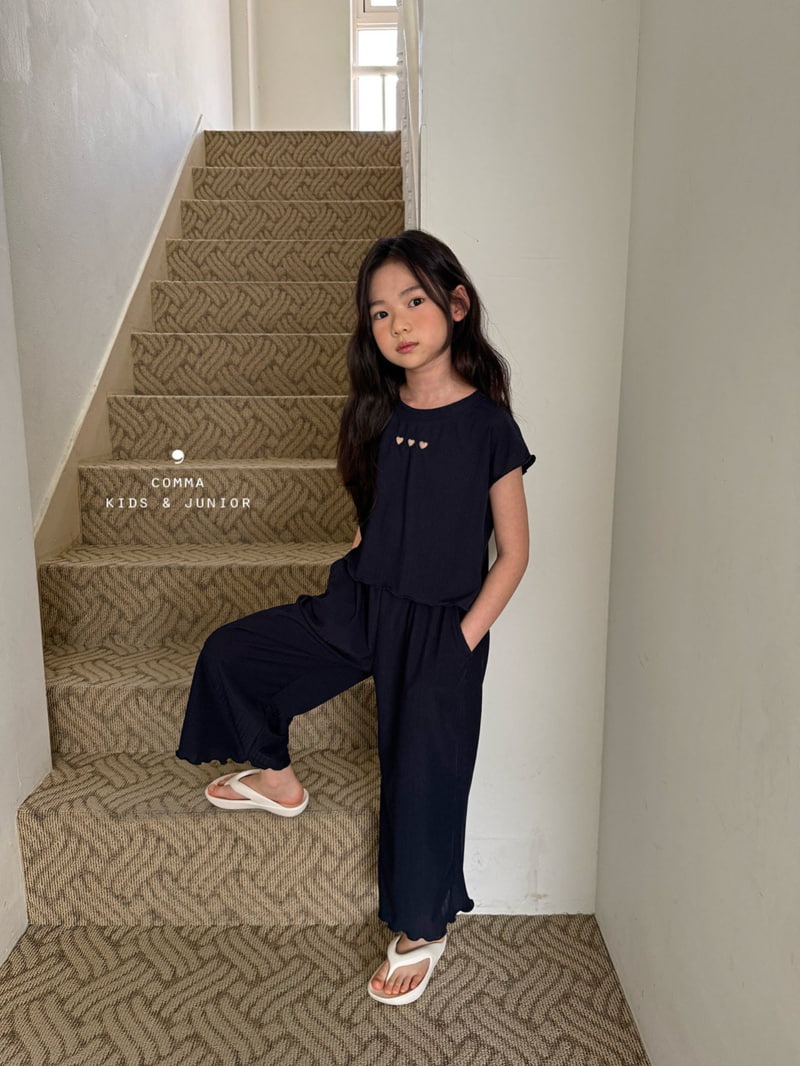 Comma - Korean Children Fashion - #discoveringself - Punching Pleated Set - 2