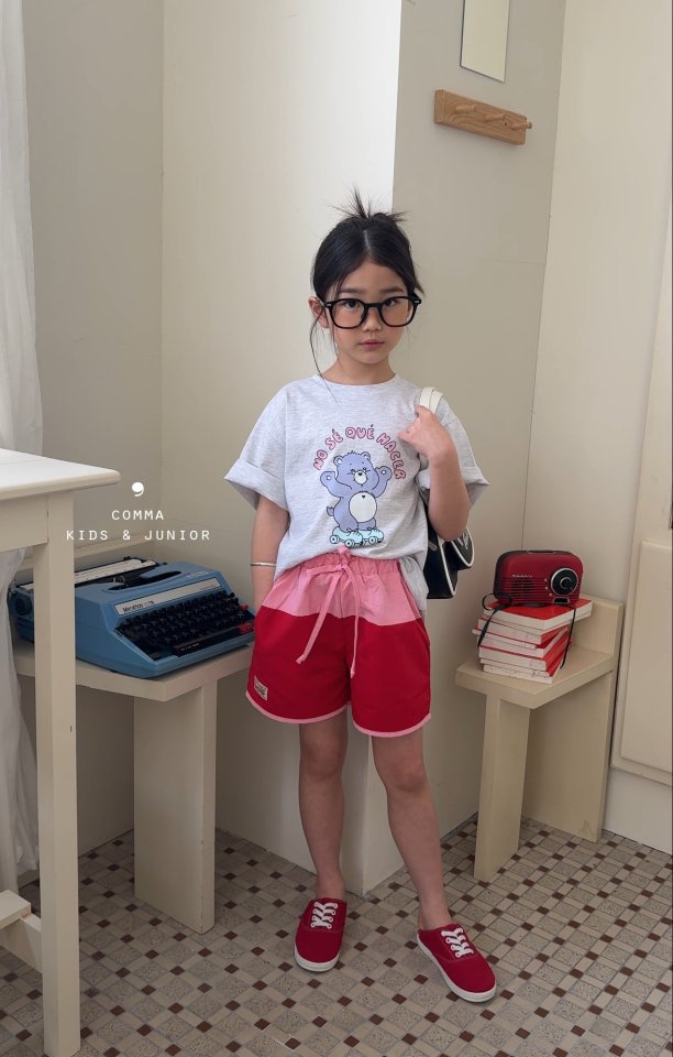 Comma - Korean Children Fashion - #fashionkids - Cut Half Pants - 5