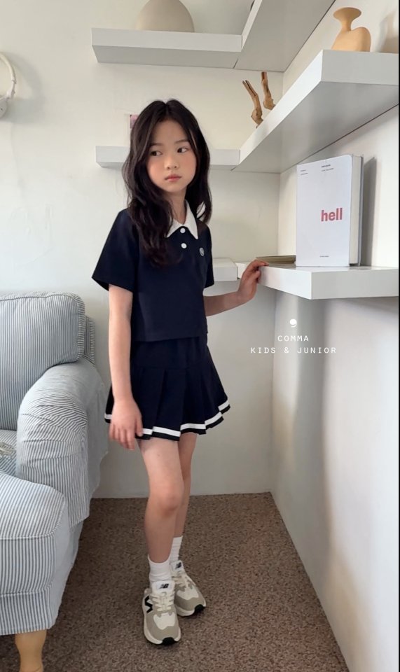 Comma - Korean Children Fashion - #discoveringself - Tennis Skirt - 4