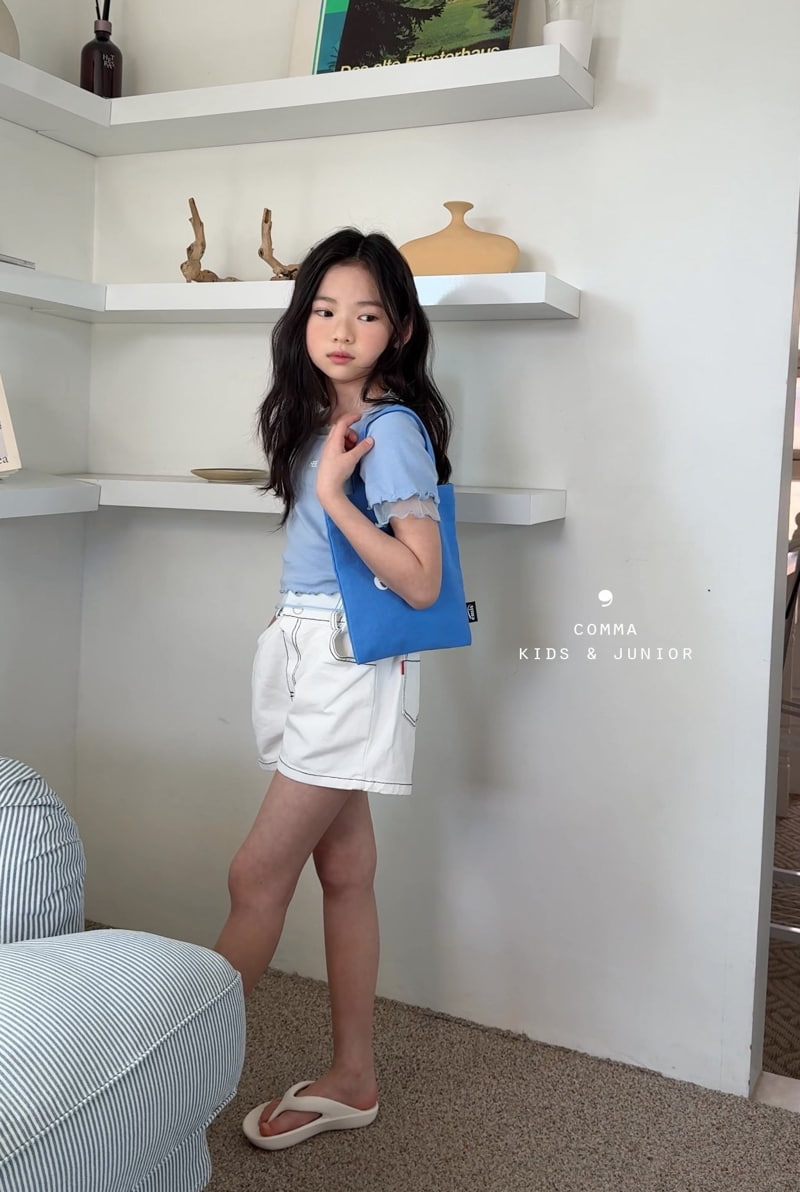 Comma - Korean Children Fashion - #fashionkids - Mesh Raglan Tee - 2