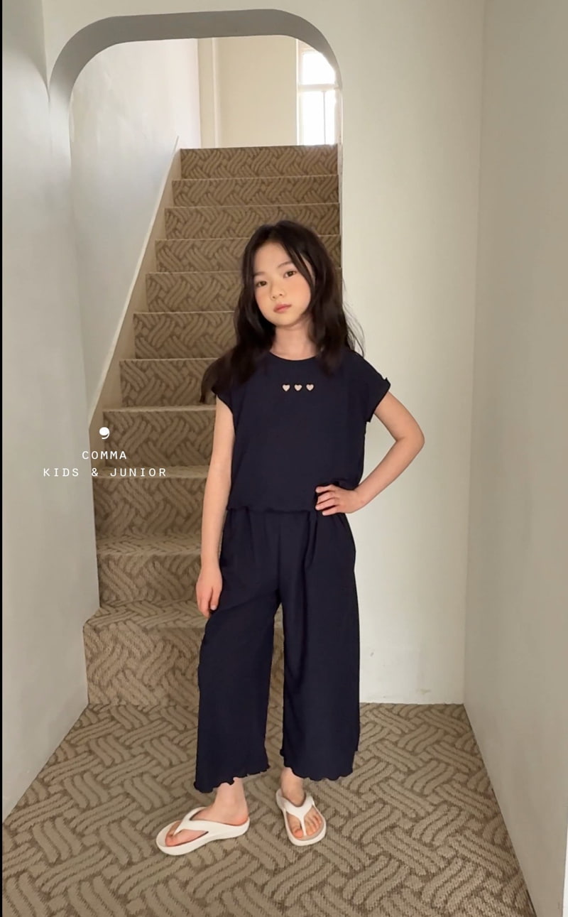 Comma - Korean Children Fashion - #fashionkids - Punching Pleated Set - 3