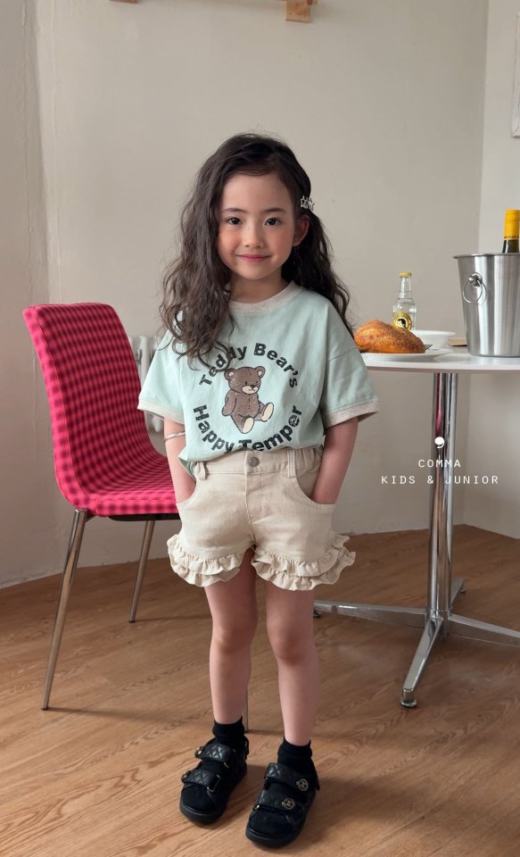 Comma - Korean Children Fashion - #kidsshorts - Frill Cancan Pants - 5