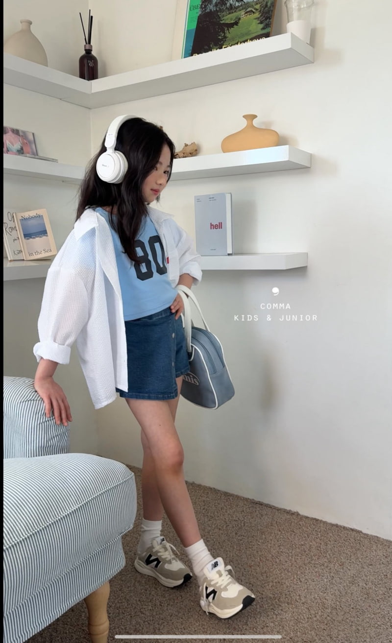Comma - Korean Children Fashion - #kidsshorts - Boxy Shirt - 11