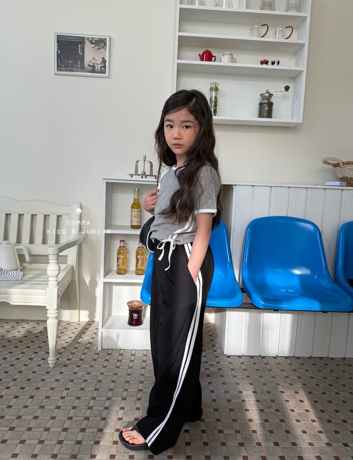 Comma - Korean Children Fashion - #kidsshorts - Two Line Pants - 2