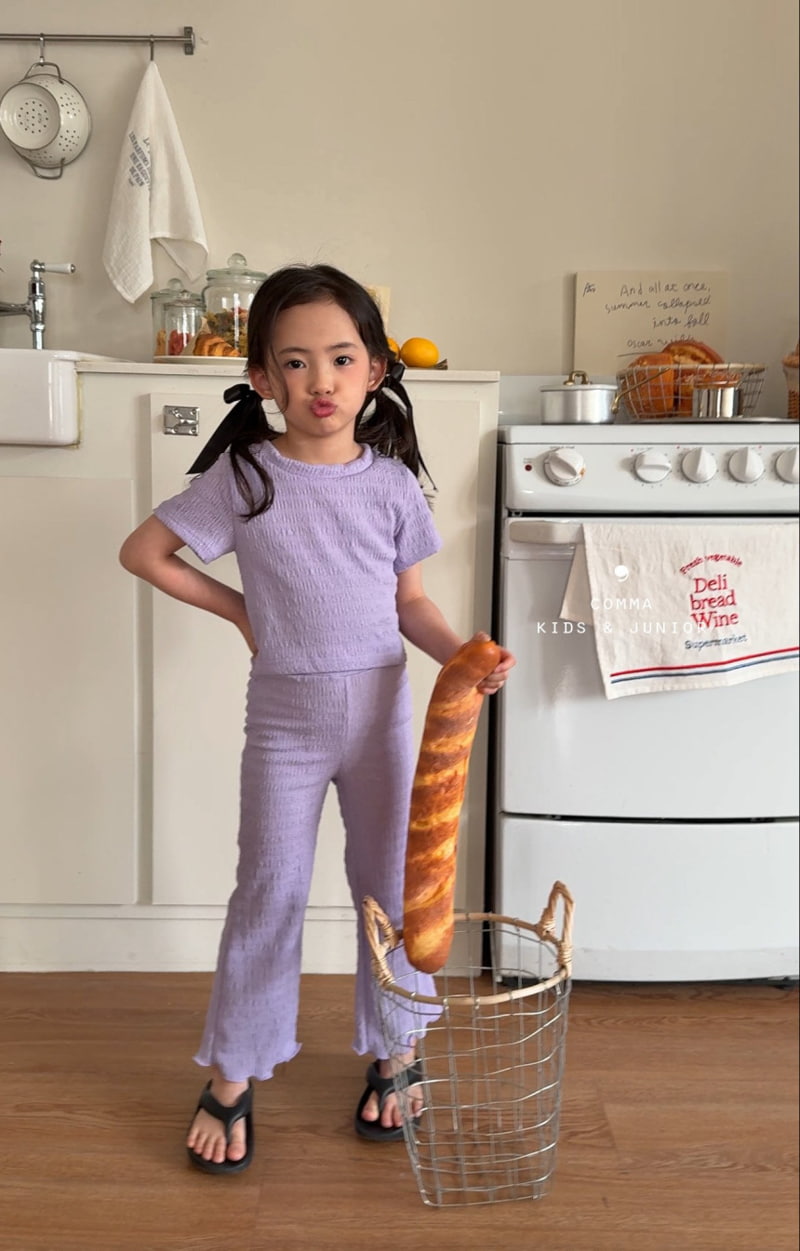 Comma - Korean Children Fashion - #kidsstore - Wave Bootcut Pants